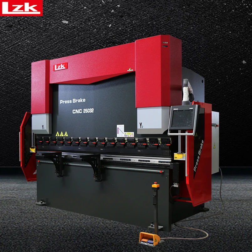 Amada style quick release clamp tool 250T3200mm Sheet metal bending machine with Delem DA58T Controller