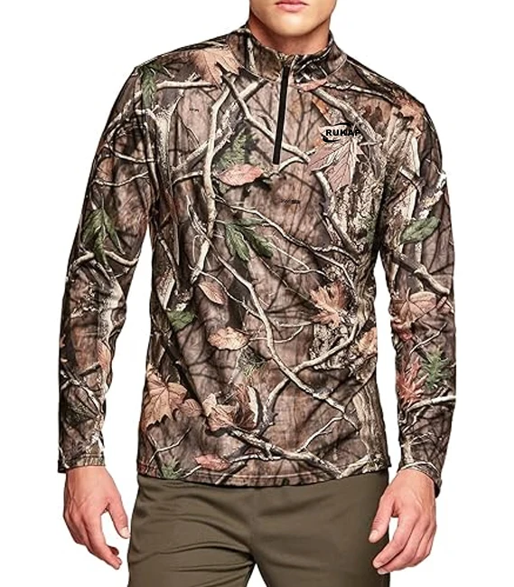 OEM Custom Logo Color Regular Fit Pullover 1/4 Zip Hoodie Lightweight Waterproof 100% Polyamide Outdoor Jacket for Men