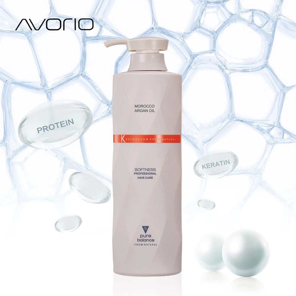 AVORIO Hair Beauty Product Mild Shampoo Brands Organic Ingredient Argan Oil Hair Repair Treatment