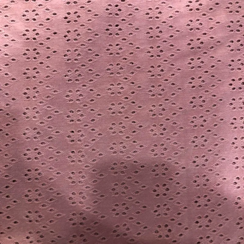 polyester rayon spandex  embroidery  like wholesale jacquard  knitting fabric P/D