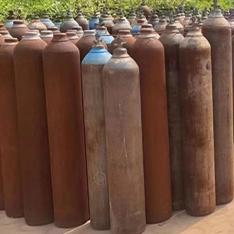Used 40L oxygen, nitrogen, argon, carbon dioxide steel cylinder storage tank