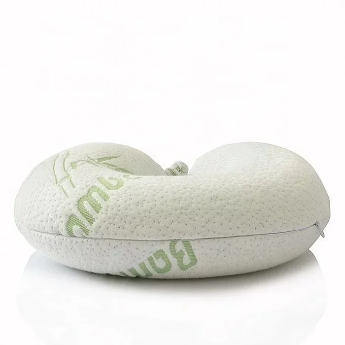 U Shape Bamboo Neck Support Pillow Memory Foam Neck Pillows