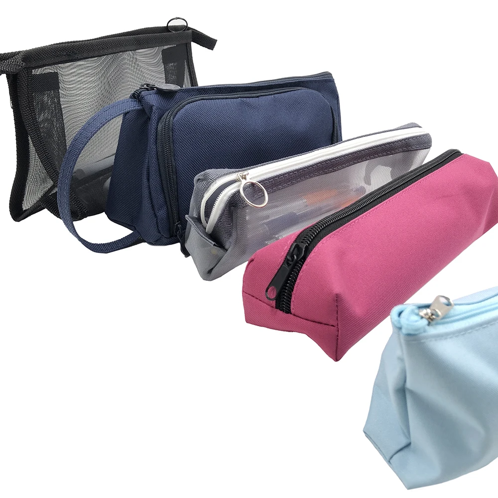 Promotional Gift Pencil Case Set Nylon Pencil Cases For Students School Pencil Case For Boys