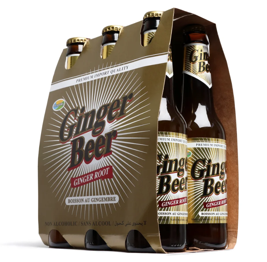Non-Alcoholic Ginger Beer Fresh Taste Bottled Soft Drink Flavored Drinks Beer Refreshing Beverage In Bulk