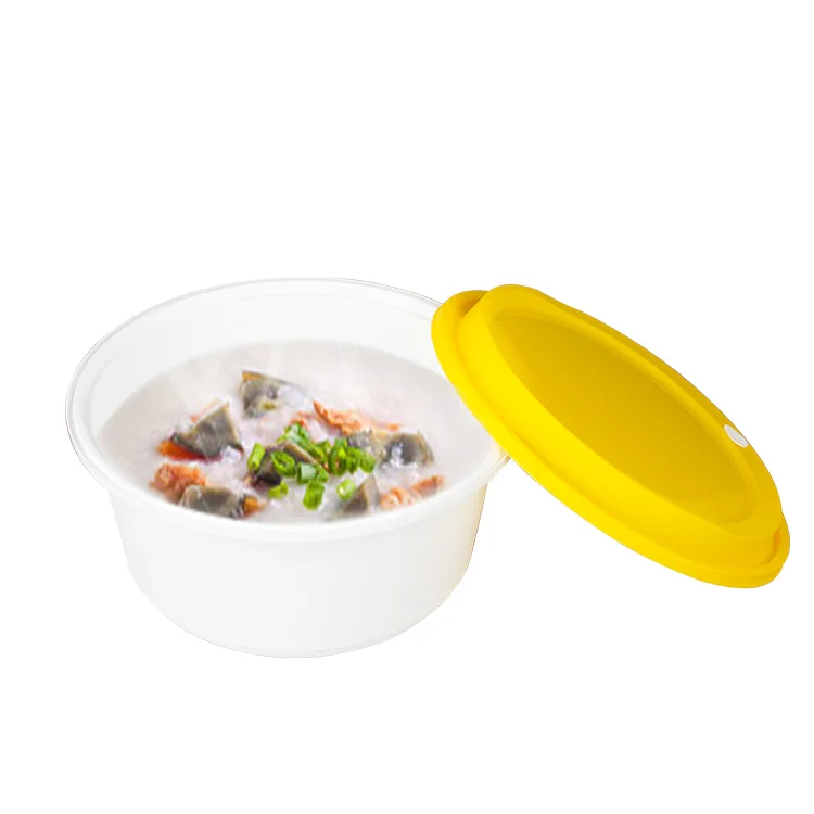 LOKYO microwave round pp plastic meal prep round soup bowls food packaging disposable plastic bowl