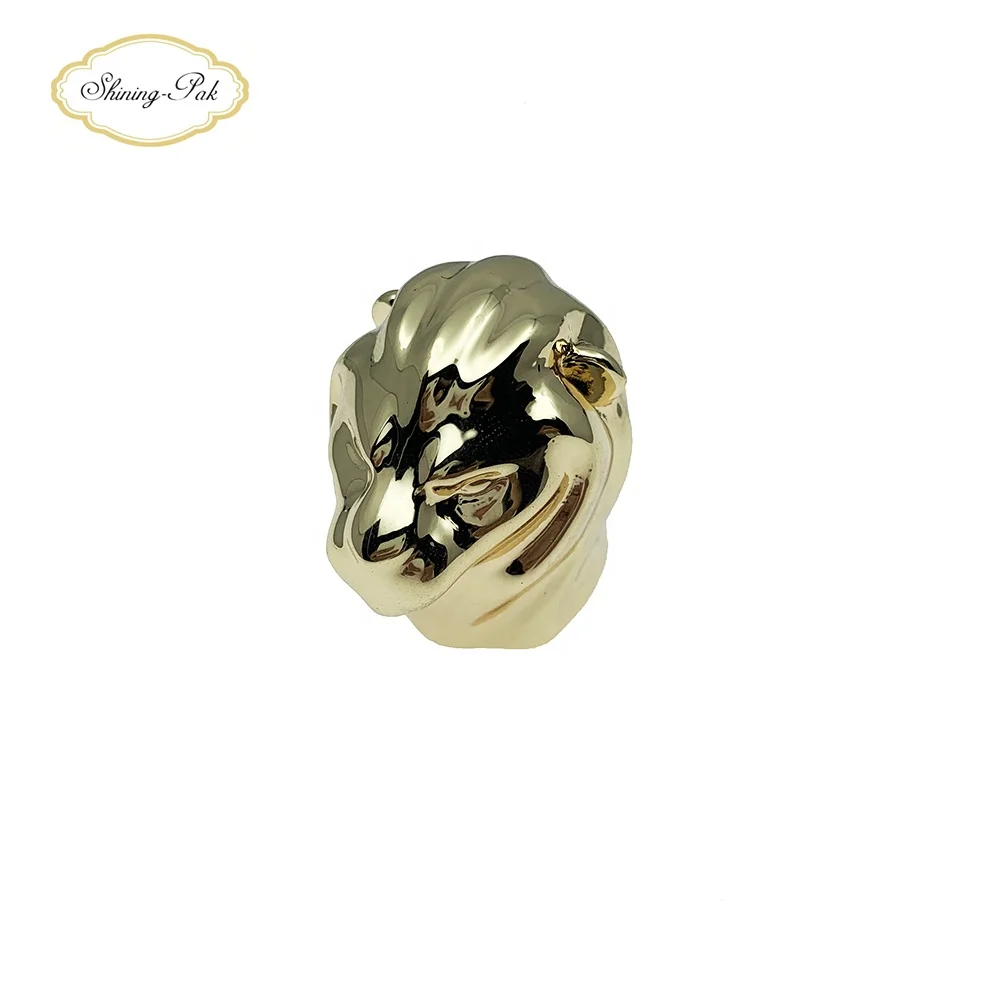 Perfume Bottle Caps Suppliers Luxury Fancy Gold Metal Zinc Alloy Screw Zamac Perfume Cap