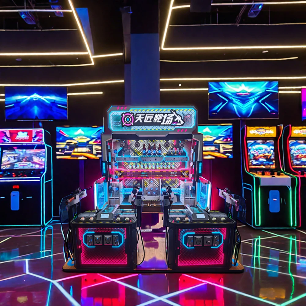 Hot Selling Commercial Arcade Mech Gun Shooting Newest Indoor Redemption Interactive Game Machine Coin Operated Games