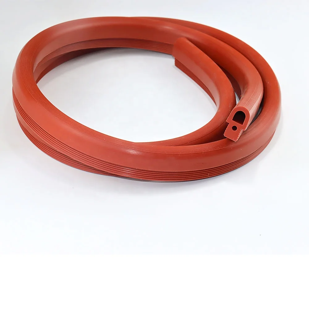 Mushroom head silicone strip oven oven oven door seal T-shaped red special-shaped silicone rubber seal