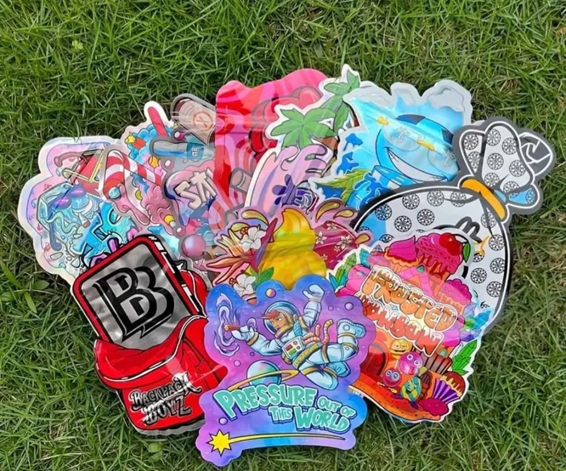 Индивидуальный дизайн 3 5 майларовая сумка для Gummies цифровая печать защищенная от запаха защита детей упаковка с логотипом