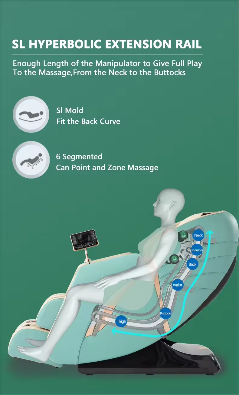 2024 Phenitech Best Selling Massage Chair, Comfortable Massage Chair to relax, Intelligent Massage Chair with LED screen