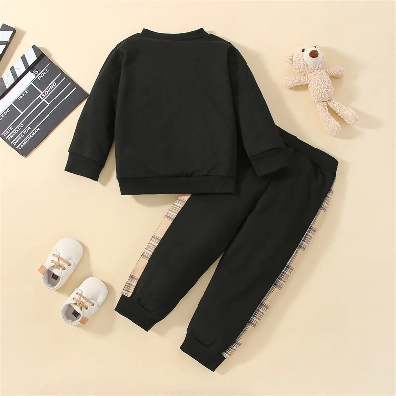 Brands for resale clothing Kid Clothes Wholesale Baby Clothes Boy Two-piece Set new born baby clothes sets 0-3 months for boy