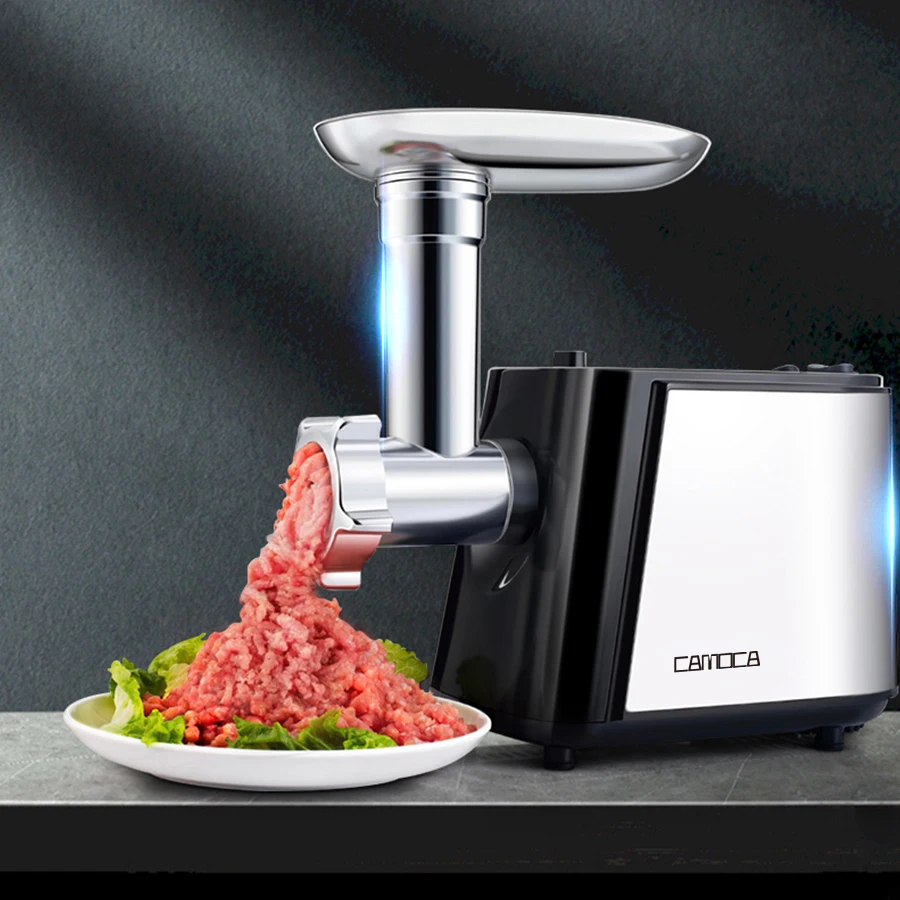 Novel Kitchen Product Electric Household Domestic Meat Grinder Mincer Kitchen Meat Mincer Save Time Stainless Steel Housing