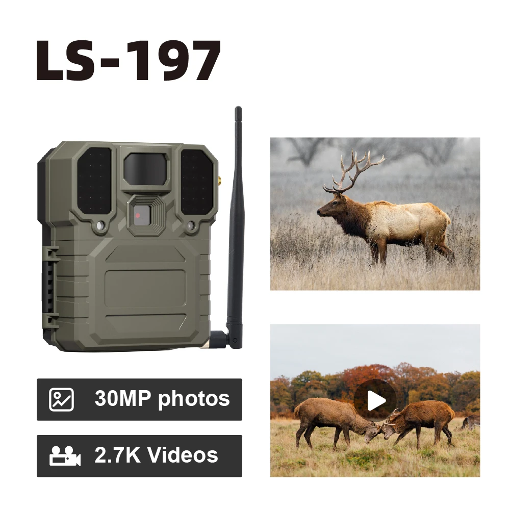 L-Shine Sports And Action Cameras 30mp Hunting Products Smart Cameras Hunting Camera 30mp 2.7k Streaming Wireless Hunting