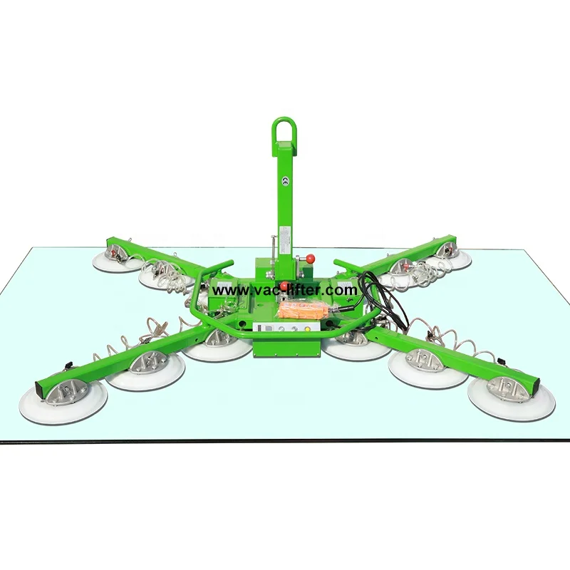 X Shape Electric Automatic Suction Cups Vacuum Lifter Suction Lifter with Folding crane arm