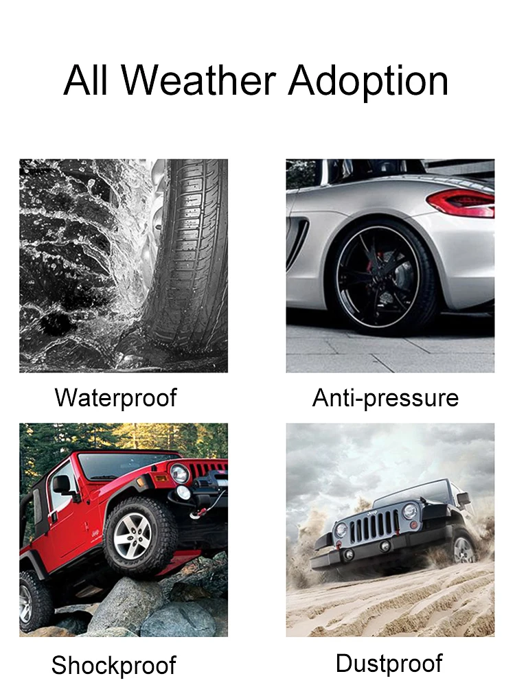 Smart Solar 4 Wheels Tires Motorcycle Heavy Truck Tire Pressure Universal Sensor Monitoring Tpms 12v Security Alarm System Tpms