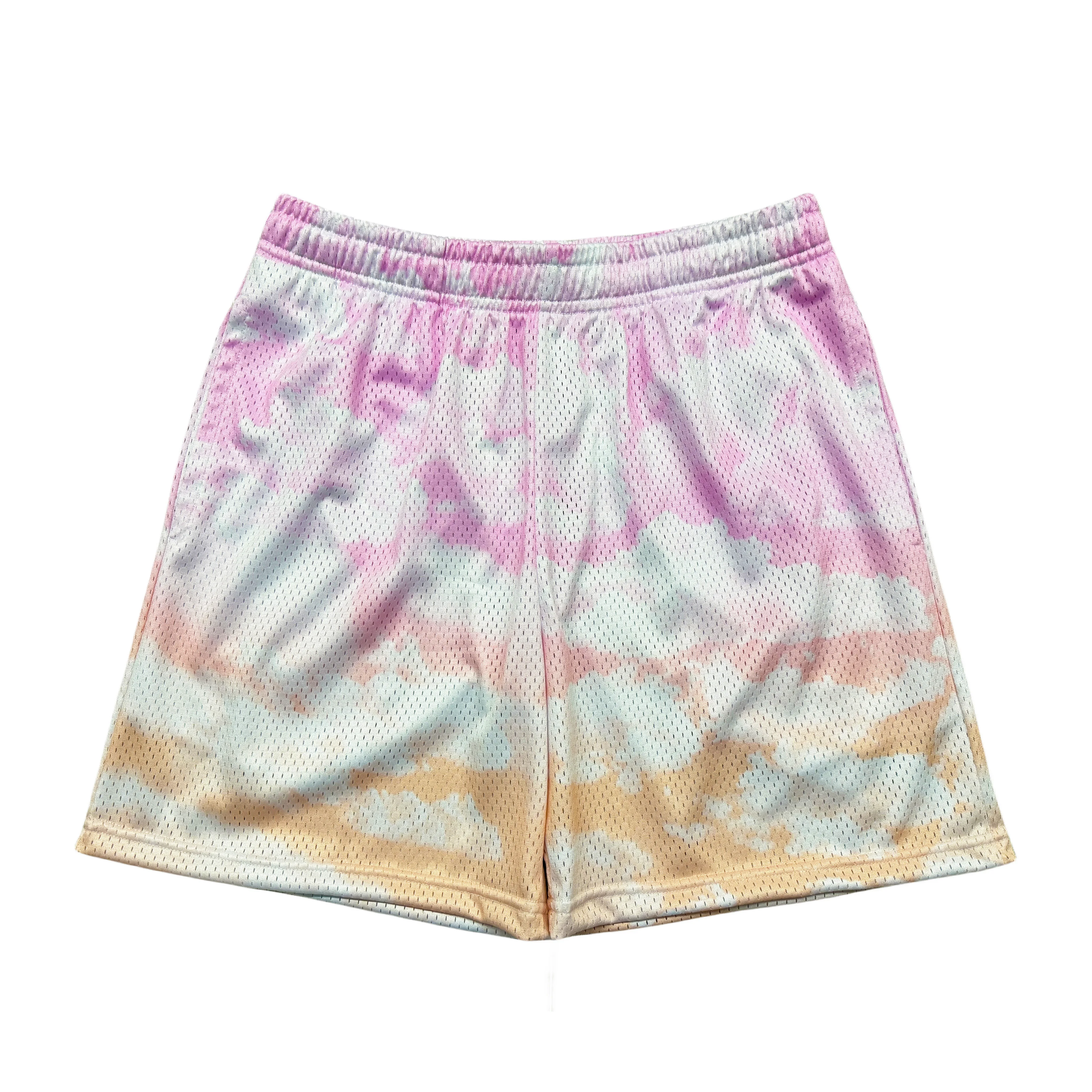 2024 OEM High quality wholesale heavyweight polyester sublimation double layer mens gym basketball 5 inch men custom mesh shorts