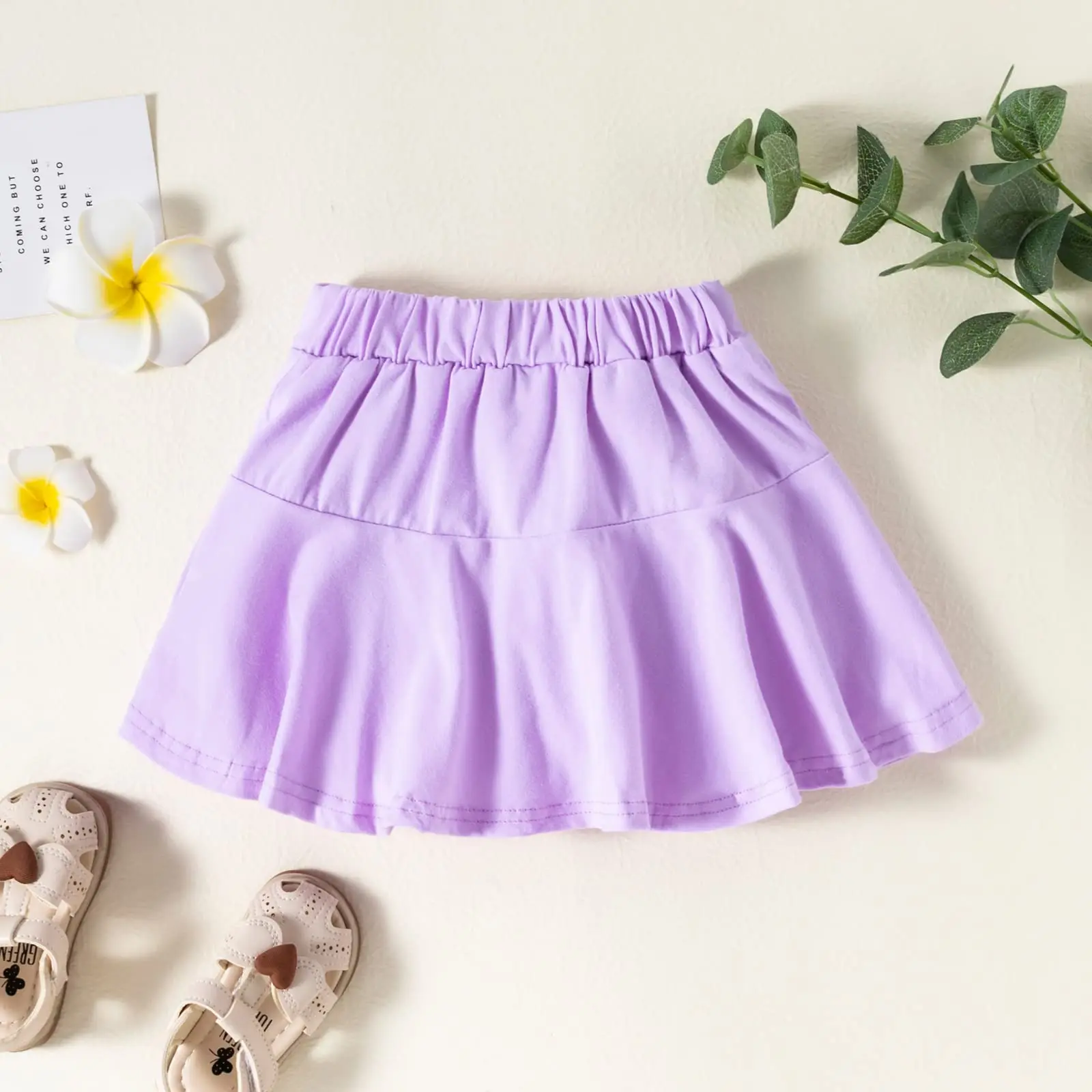 Toddler Little Kid Baby Girl  Skirt for Dance Birthday in Solid Mini  Clothing