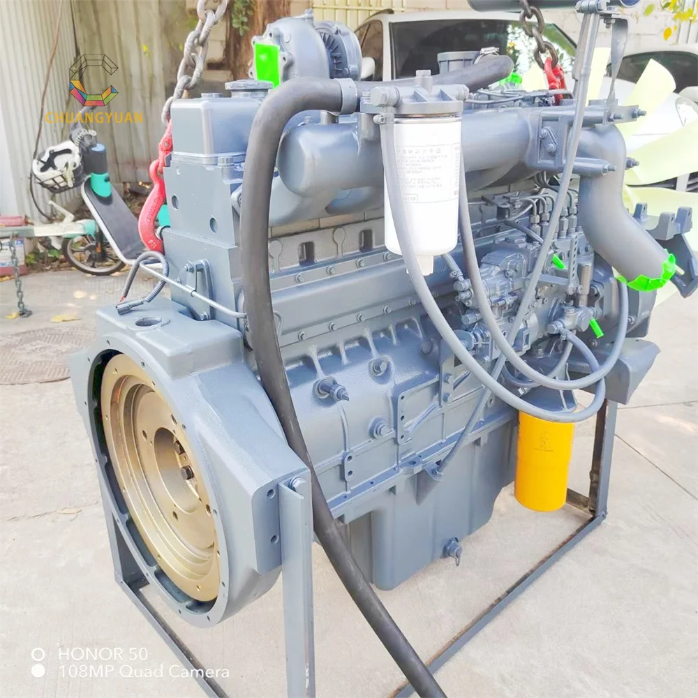 Дизельный двигатель D1146 D2366 DB58 D1146T D2366T DB58T DB58TIS полная сборка двигателя для экскаватора DH220-5 DH225-7