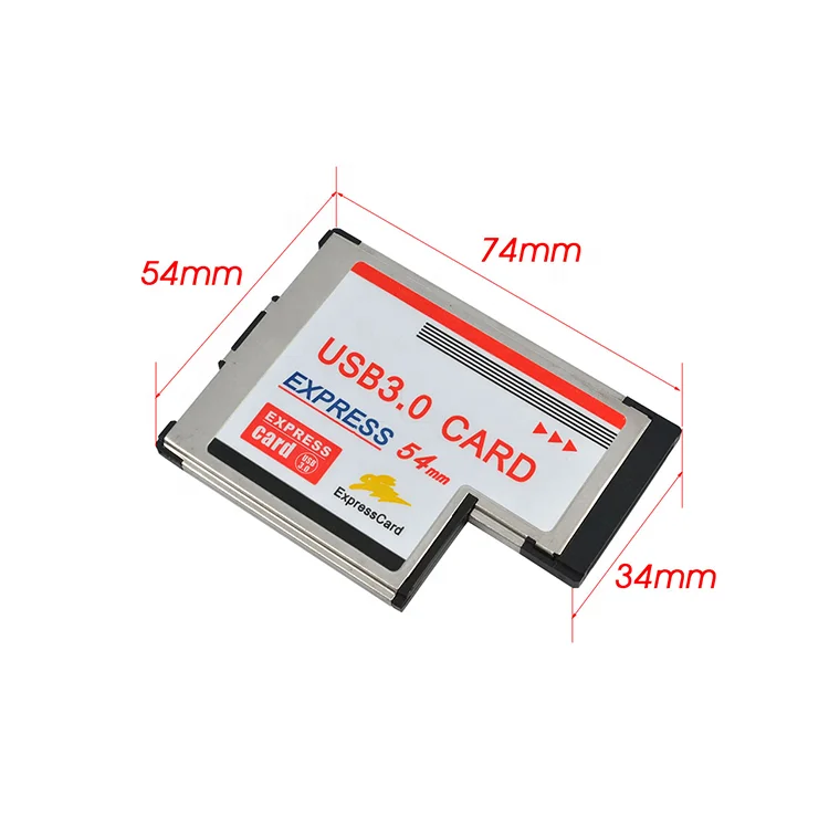 Адаптер для ноутбука с 2 портами USB 3 0 54 мм карта-преобразователь