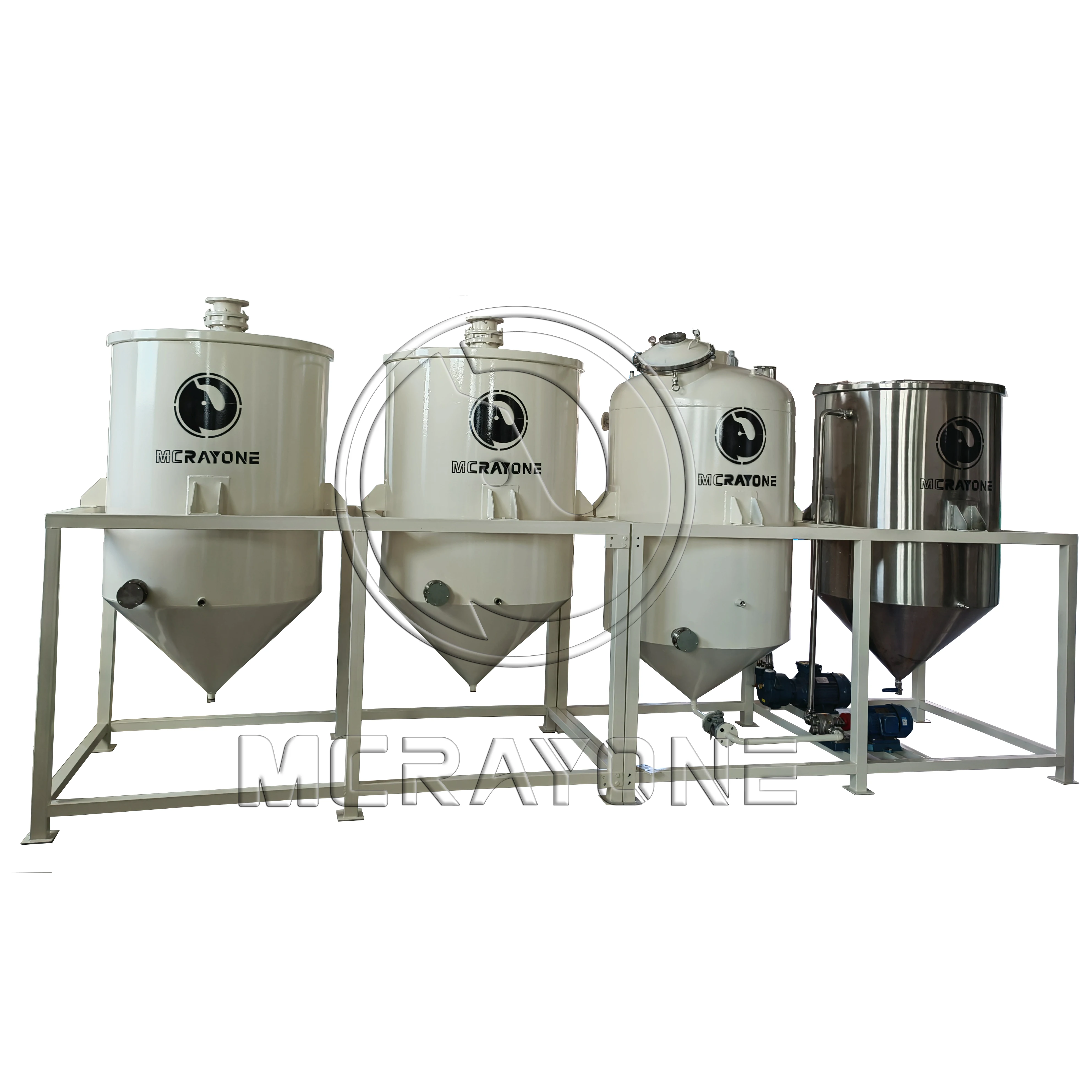 Automatic Mini Crude Oil Refinery Plant Refined Oil Machine for Olive Soybean Sesame Oil
