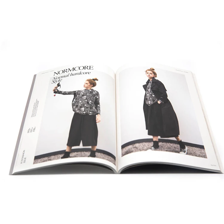 Wholesale Customizable Logo Fashion Magazine Catalog Printing