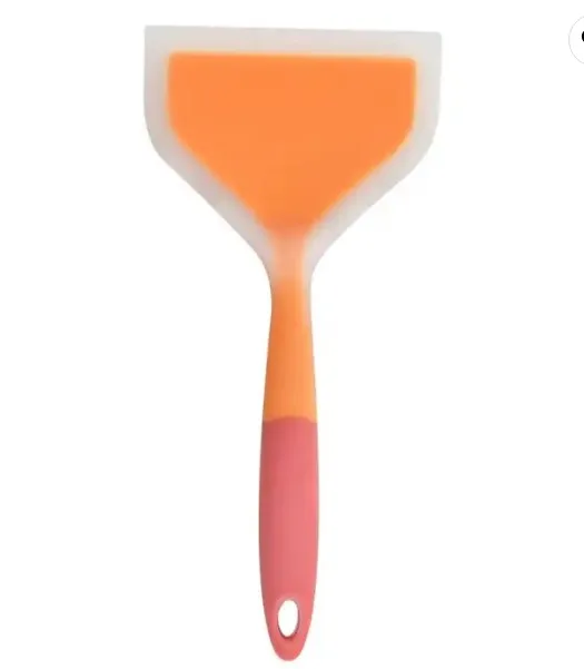 Silicone Cooking Turner Pancake Shovel Non-Stick Beef Meat Wide Pizza Spatula Kitchen Scraper Food Lifters Kitchen Gadgets