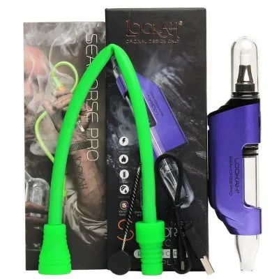  Lookah морской конек Pro Dab Vape ручка кварцевый катушка керамическая 2 в 1 концентрата Воска Вапоризатор