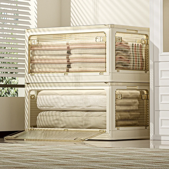 High Quality Foldable Square Plastic Lockers for Clothing Injection Techniques Europe Design Style Produced by Strength Factory