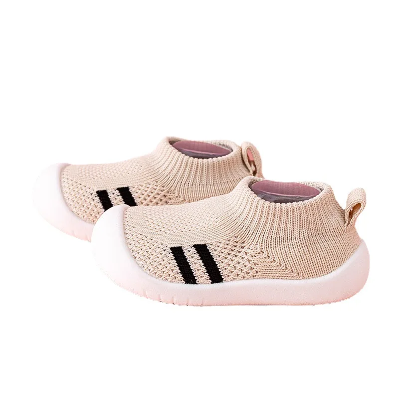 Children shoes boys and girls  children socks shoes soft breathable non-slip fly weave  baby toddler shoes