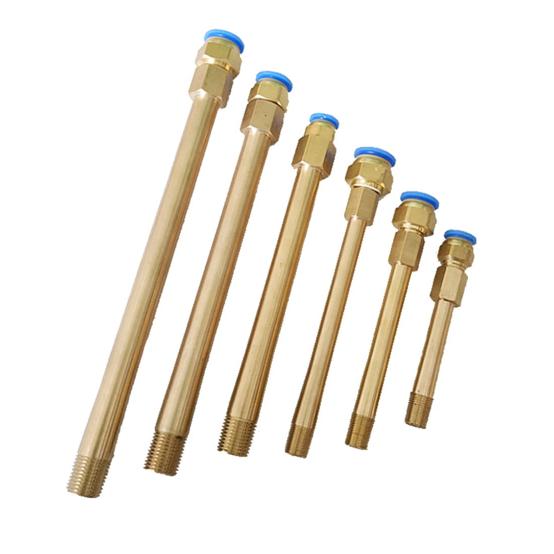 Mold Extended Nipple 1/8 PT 1/4 PT Male and Female Fittings Extend Bar Brass Long Thread Pipe Barrel