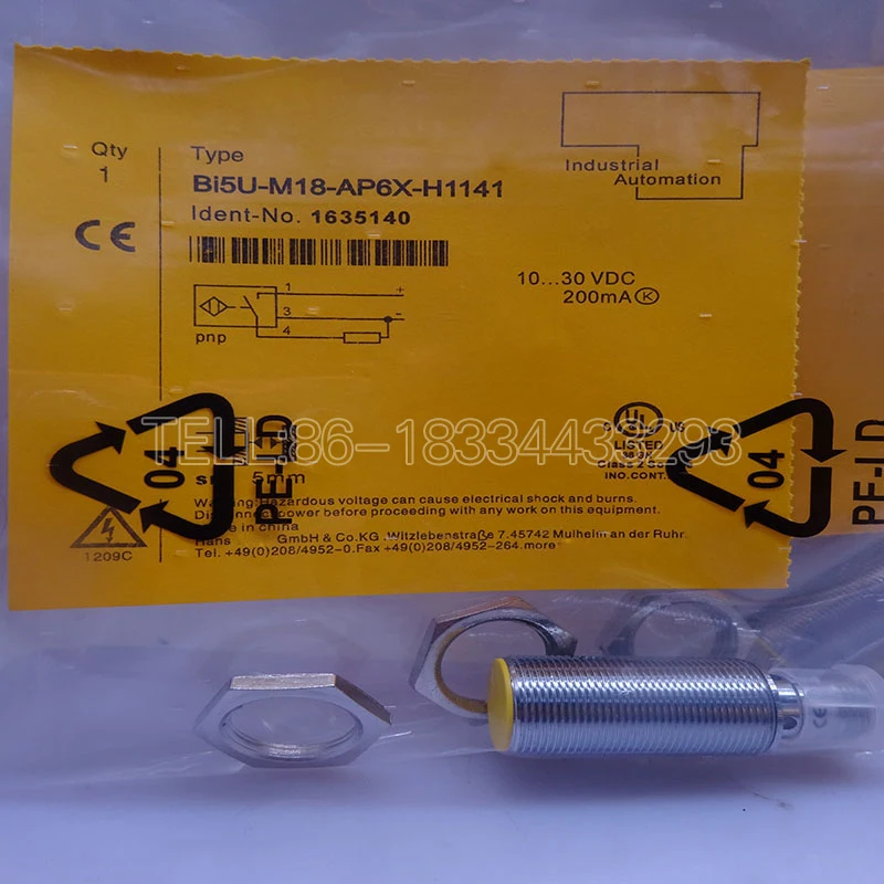 high quality Plug-in proximity switch, sensor, quality assurance  BI5U-M18M-AD4X-H1141/AP4X BI5U-M18-AP4X-H1141 100% original