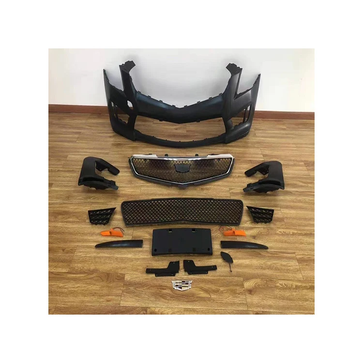 Недорогие Высококачественные наклейки на передний бампер автомобиля, универсальный комплект для Cadillac to Ats 2012-2019