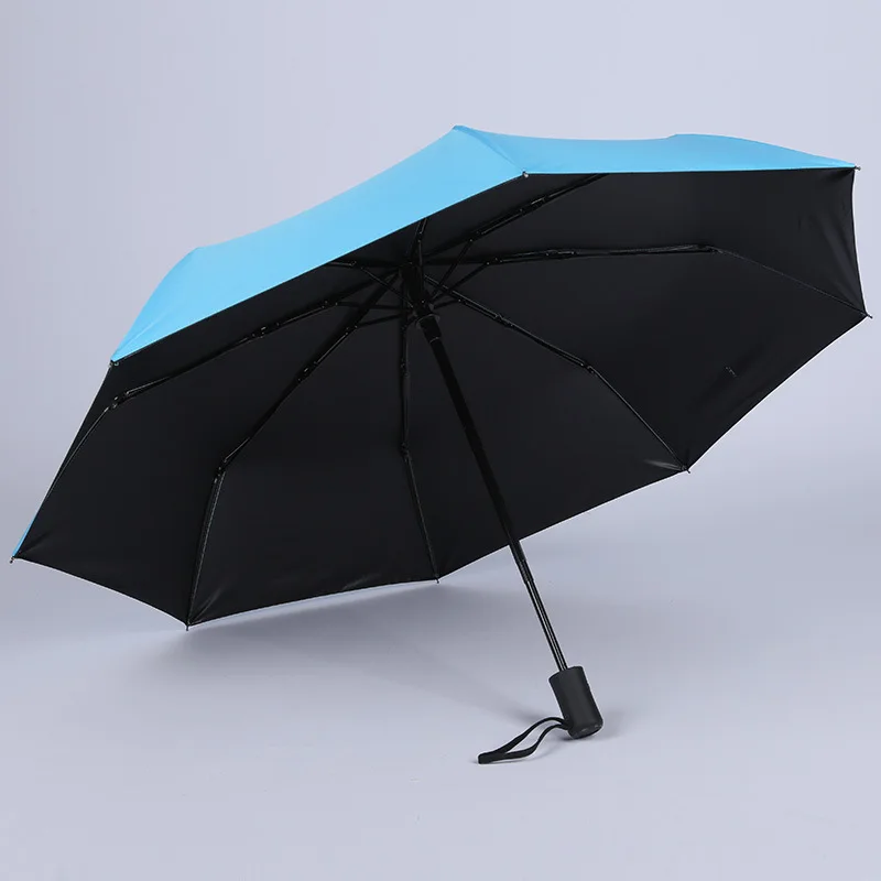 Promotional auto open foldable christmas umbrella santa claus umbrella