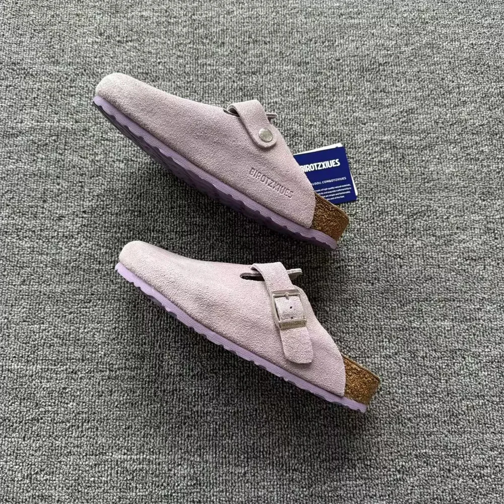 Autumn/Winter European Orders Burkon Shoes Autumn/Winter London Series All Inclusive Cork Flat Burkon Shoes