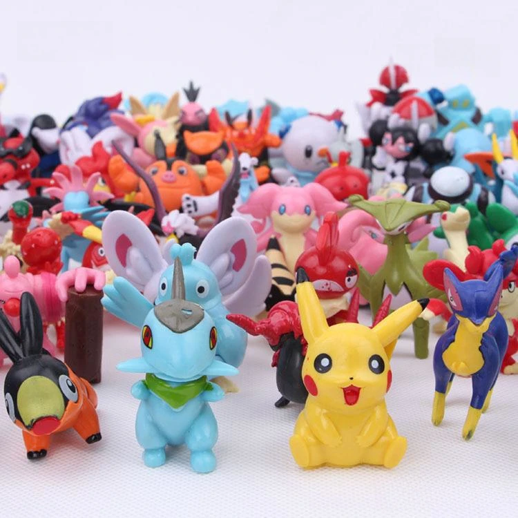 Оптовая продажа 100 моделей Pokemone 3-5 см PVC детские игрушки статуи хобби Аниме фигурки для подарочных наборов