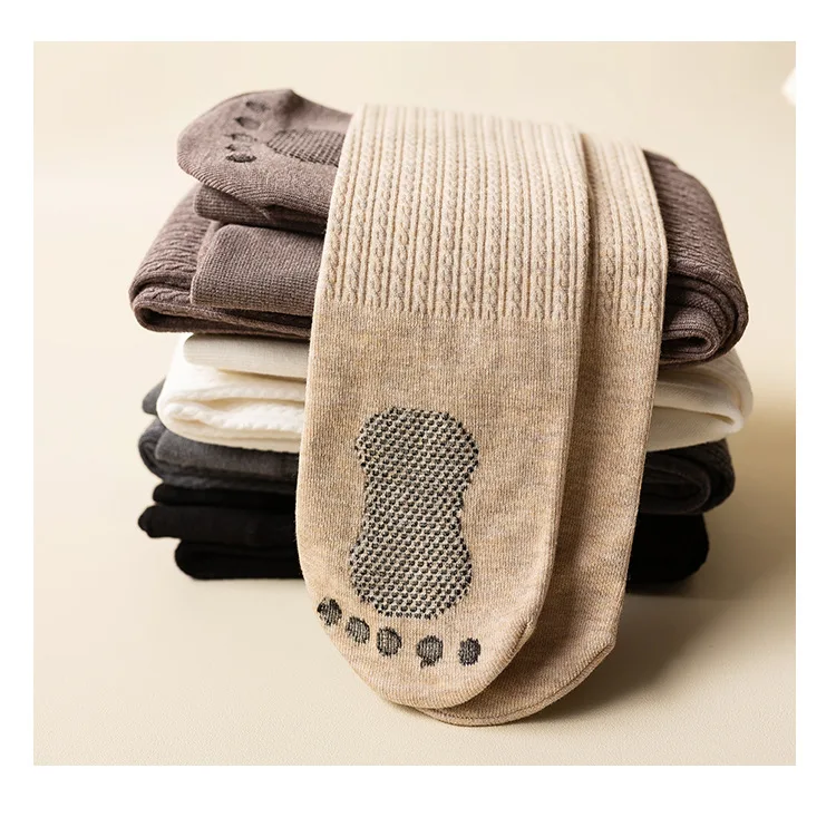 Children Baby Cotton Tights Pantyhose Girls Stretchy Knit Tights Leggings Kids Toddlers Grip Anti Slip Socks For Kids