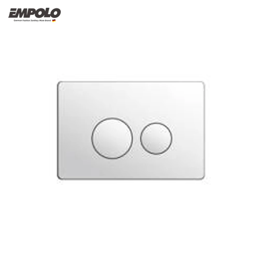 Bathroom Toilets Dual Flush Wall Toilet With Concealed Cistern Flush Plate ABS Flush Panel