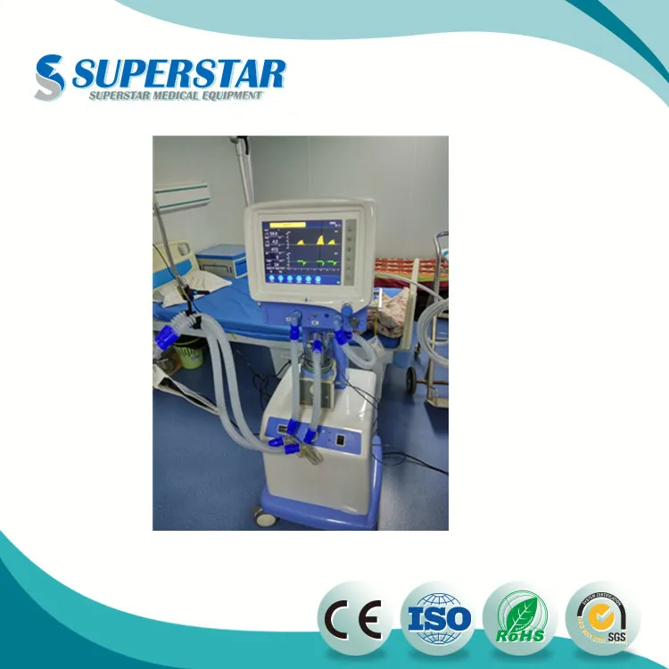 Hospital ICU Department S1100A Medical Ventilator for adult, pediatric and neonatal with certificate ISO