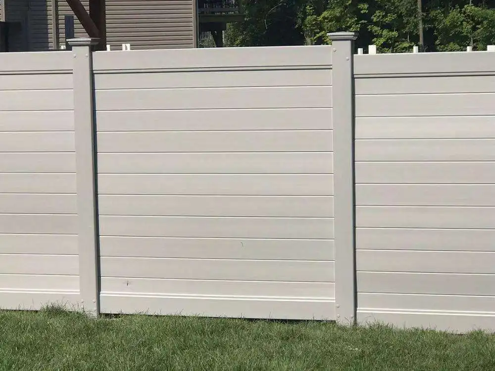 Wholesale Easy Maintain Outdoor Pvc Vinyl Plastic Privacy Fence For Garden