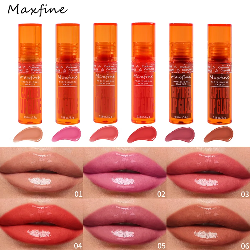 Crystal Jelly Moisturizing Plumping Lip Gloss Makeup Sexy Plump Lip Glow Oil Tinted Lip Plumper