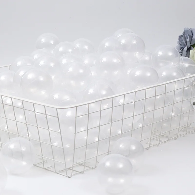 China OEM Factory Wholesale Plastic Transparent Clear Color Million Children Play Pool & Pit Ocean Balls