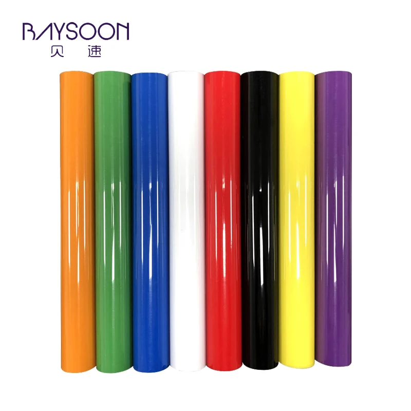 
High flex easyweed heat transfer logo vinilo decorativo htv film vinil textil Heat Transfer Vinyl PU for clothing 