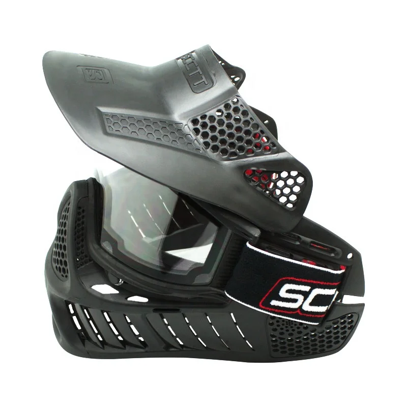 paintball mask/goggle Olive or Black Paintball Scctt Mask with Double lens