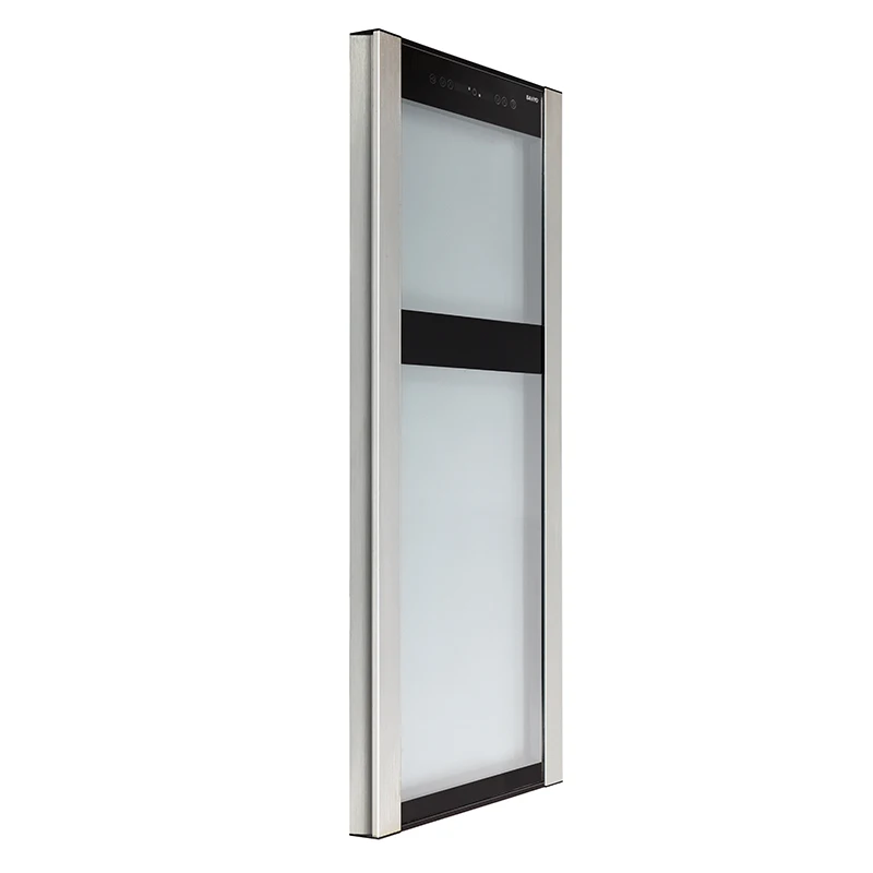 
Electrical heated Double tempered glazing aluminum frame freezer Glass Door 