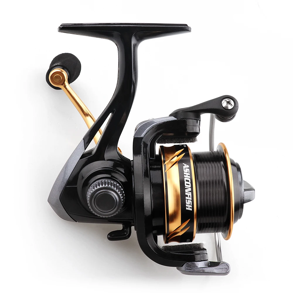 Ashconfish AFb all metal body Super durable bail system instant anti-reverse system spinning reel