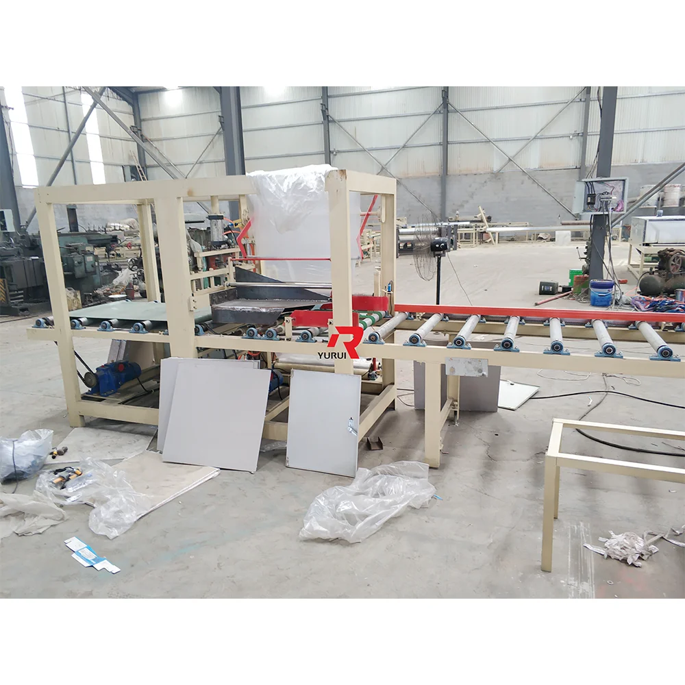 Gypsum Ceiling Board Making Machine Small Automatic Pvc Lamonated Gypsum Ceiling Making Machine