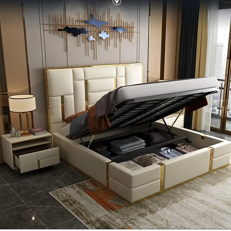 Factory Outlet Hotel Suites Furniture Rest Home Grey Bedroom Set King Hotel Bedroom Ottoman Super King Bed