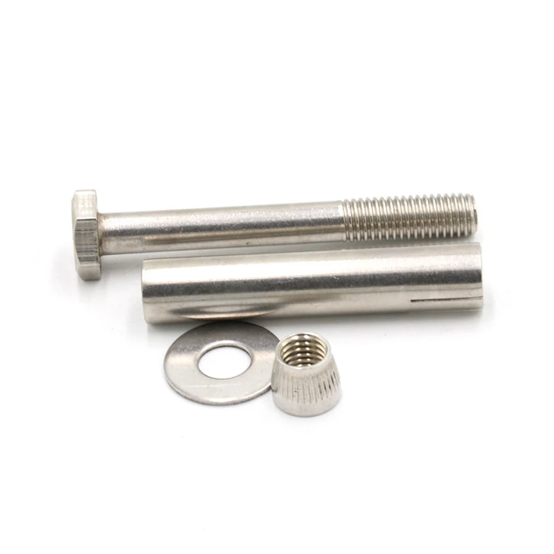 High Quality Stainless Steel Hex Head Fixing Bolts Hexagon Wedge Floor Sleeve Expansion Anchor Bolt