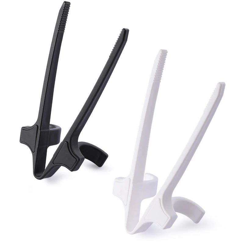 Lazy Chopsticks Helper Finger Wear Chopsticks 11cm Play Game Snack-Pick Finger Chopsticks for Games With Box