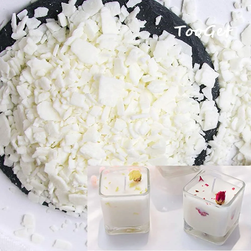 Eco-Friendly Soy Wax Flakes for Candle Making Smokeless and Colorant Print Method for Prayer Use